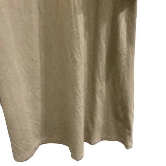 SIMPLY SOUTHERN suede polyester bell sleeved short dress in Tan - sz MEDUIM - Picture 4 of 8